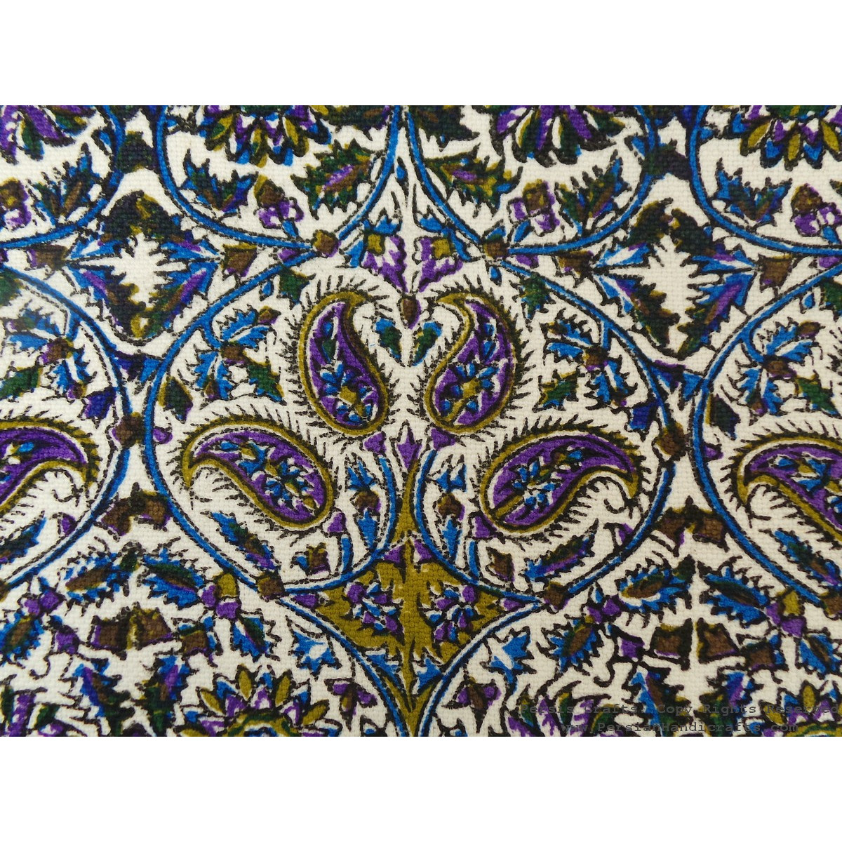 Persian Tapestry (Ghalamkar) Tablecloth HGH3610 Persiada